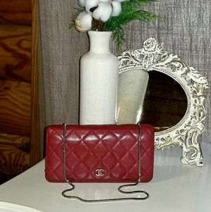SOLD Chanel Quilted Wallet WOC